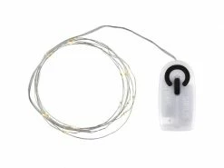 Sirius LED Lichterkette Angel Hair Knirke 1.9 m, 20 LED Silber