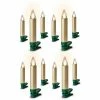 Lumix LED Baumkerze SuperLight Flame, Gold, 12er-Starter Set