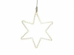 STT Fensterhänger Stern, 60 cm, Weiss