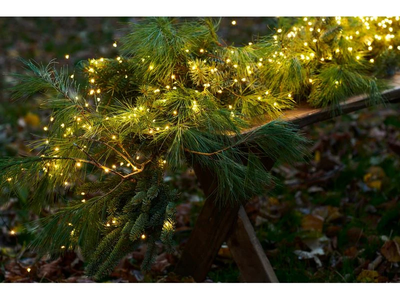 Sirius LED Lichterkette Angel Hair Knirke, 16 m, 160 LEDs, Grün 2 Sirius LED Lichterkette Angel Hair Knirke, 16 m, 160 LEDs, Grün – Bild 2