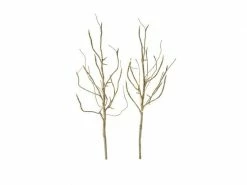 STT LED-Ast, 2er-Set, Gold, 75 cm