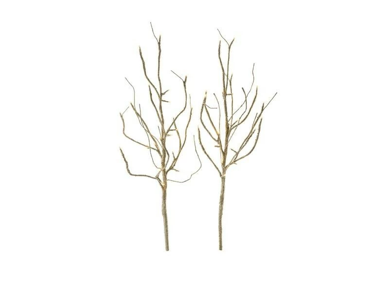 STT LED-Ast, 2er-Set, Gold, 75 cm 1 STT LED-Ast, 2er-Set, Gold, 75 cm