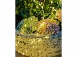 Sirius LED Lichterkette Angel Hair Maggie 1 m Diamant Silber