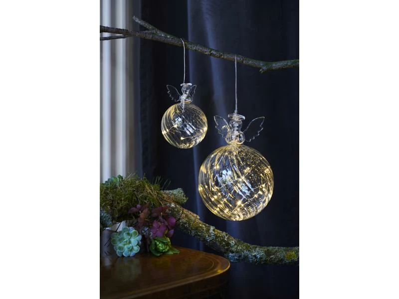 Sirius Weihnachtskugel Wave Engel, 8 cm 2 Sirius Weihnachtskugel Wave Engel, 8 cm – Bild 2