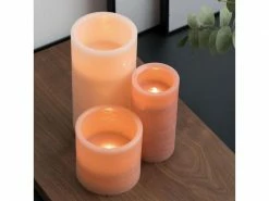 Pauleen LED-Kerzen Set Shine like a, Ø 7.5 cm/10 cm, Rosa, 3 Stk. -Weihnachtsbeleuchtung Verkäufe 52052945 xxl