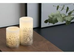Pauleen LED-Kerzen Set Glowing Glitter, Ø7.6 cm, Silber/Weiss, 2 Stk -Weihnachtsbeleuchtung Verkäufe 52053229 xxl