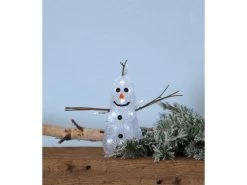 Star Trading LED-Figur Crystaline Schneemann, 26 cm, Weiss -Weihnachtsbeleuchtung Verkäufe 52800193 xxl