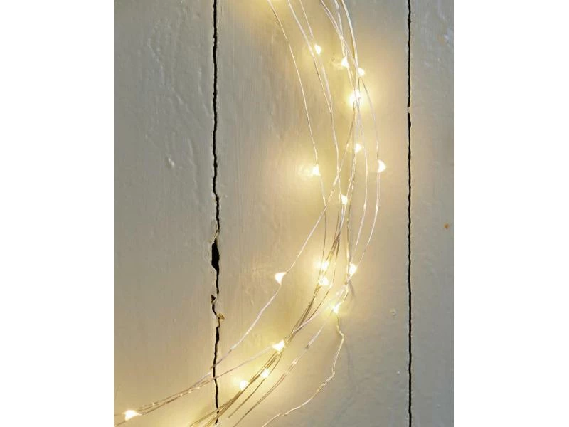 Sirius LED Lichterkette Angel Hair Knirke 16 m, 160 LED Silber 2 Sirius LED Lichterkette Angel Hair Knirke 16 m, 160 LED Silber – Bild 2