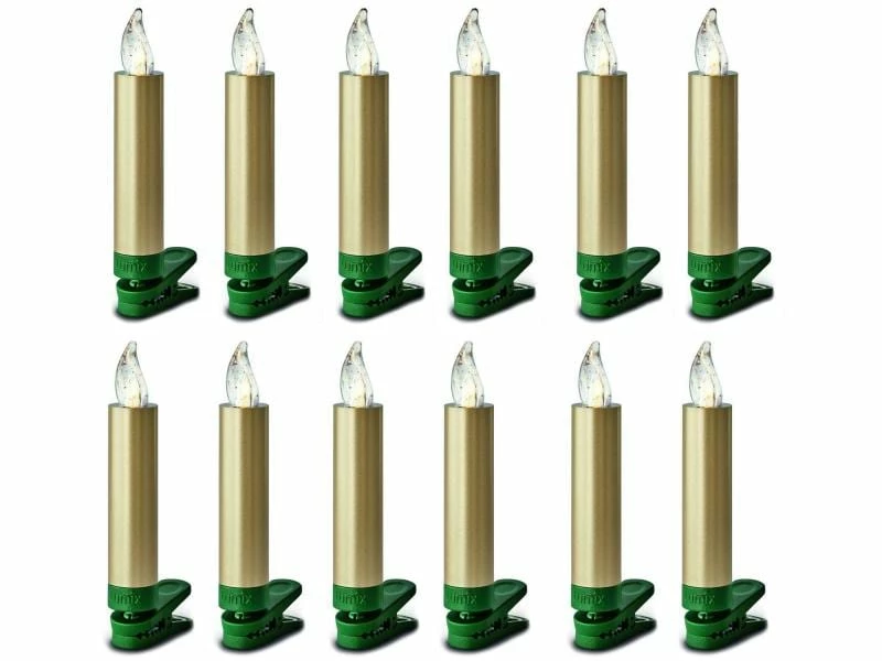 Lumix LED Baumkerze SuperLight Mini, Gold, 12er-Starter Set 4 Lumix LED Baumkerze SuperLight Mini, Gold, 12er-Starter Set – Bild 4