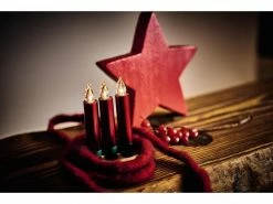 Lumix LED Baumkerze SuperLight Mini, Rot, 12er-Starter Set -Weihnachtsbeleuchtung Verkäufe 53912080 xxl