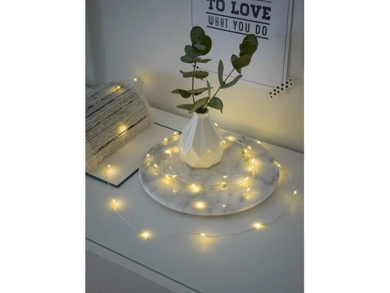 Konstsmide LED Lichterkette Angel Hair 3.9 m 40, LED Silber 3 Konstsmide LED Lichterkette Angel Hair 3.9 m 40, LED Silber – Bild 3