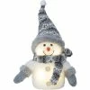 Star Trading Schneemann LED 25 cm grau