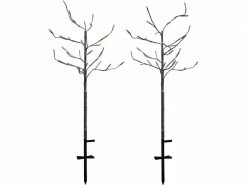 Sirius Weihnachtsbaum Alex, 2er-Set, 80 cm, Schwarz