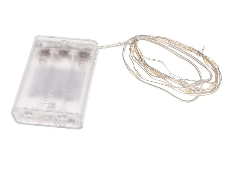 Velleman LED Lichterkette Angel Hair 20 LED 2 m Transparent 2 Velleman LED Lichterkette Angel Hair 20 LED 2 m Transparent – Bild 2