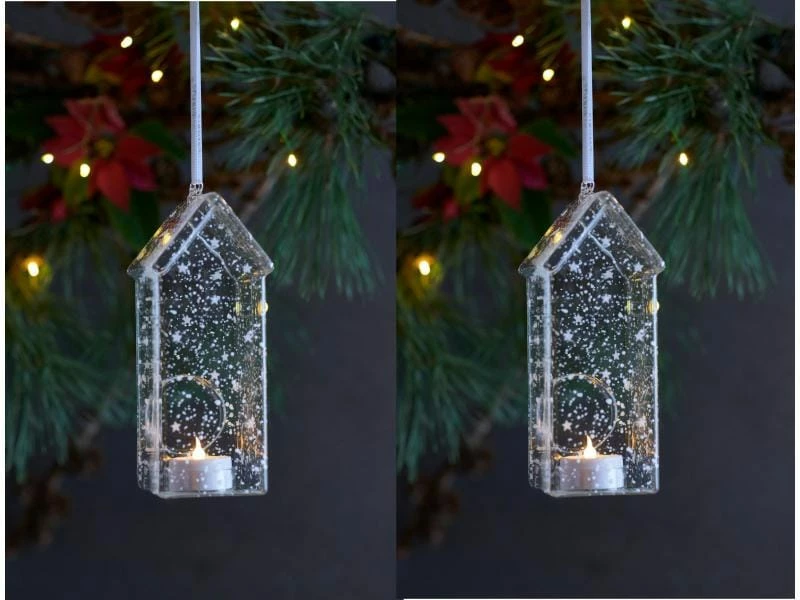 Sirius Hänger Romantic Haus, 2er Set, 18 cm 2 Sirius Hänger Romantic Haus, 2er Set, 18 cm – Bild 2