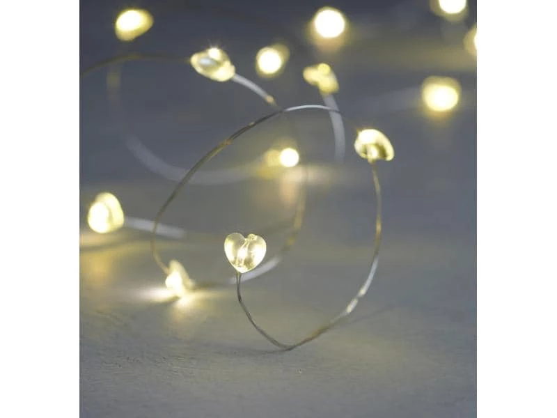 Sirius LED Lichterkette Angel Hair Laerke 2 m Herzen Silber 1 Sirius LED Lichterkette Angel Hair Laerke 2 m Herzen Silber