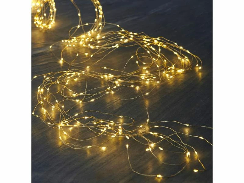 Sirius LED Lichterkette Angel Hair Knirke Cluster 1.5 m Gold 1 Sirius LED Lichterkette Angel Hair Knirke Cluster 1.5 m Gold