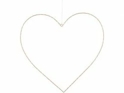 Sirius Fensterhänger Liva Herz, Gold, 64 cm