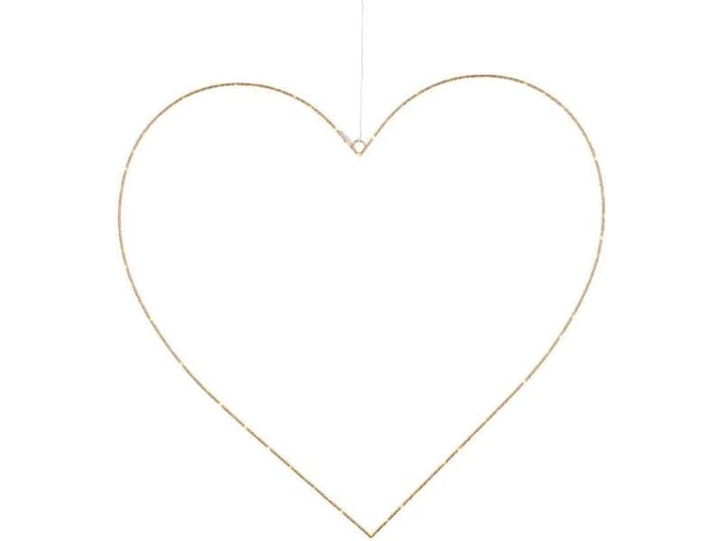 Sirius Fensterhänger Liva Herz, Gold, 64 cm 1 Sirius Fensterhänger Liva Herz, Gold, 64 cm