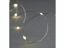 Sirius LED Lichterkette Angel Hair Knirke 3.9 m, 40 LED Silber