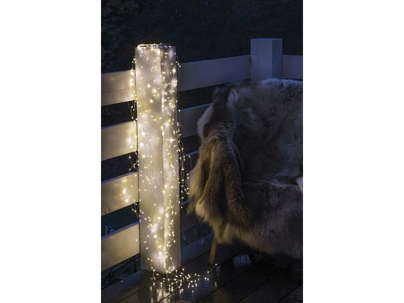 Sirius LED Lichterkette Angel Hair Knirke Cluster 2.7 m Silber 1 Sirius LED Lichterkette Angel Hair Knirke Cluster 2.7 m Silber