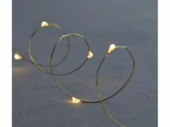 Sirius LED Lichterkette Angel Hair Knirke 3.9 m 40 LED Gold