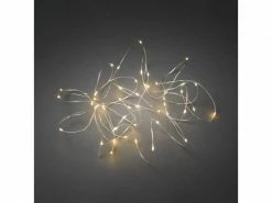Konstsmide LED Lichterkette Angel Hair APP gesteuert 9.9 m Silber
