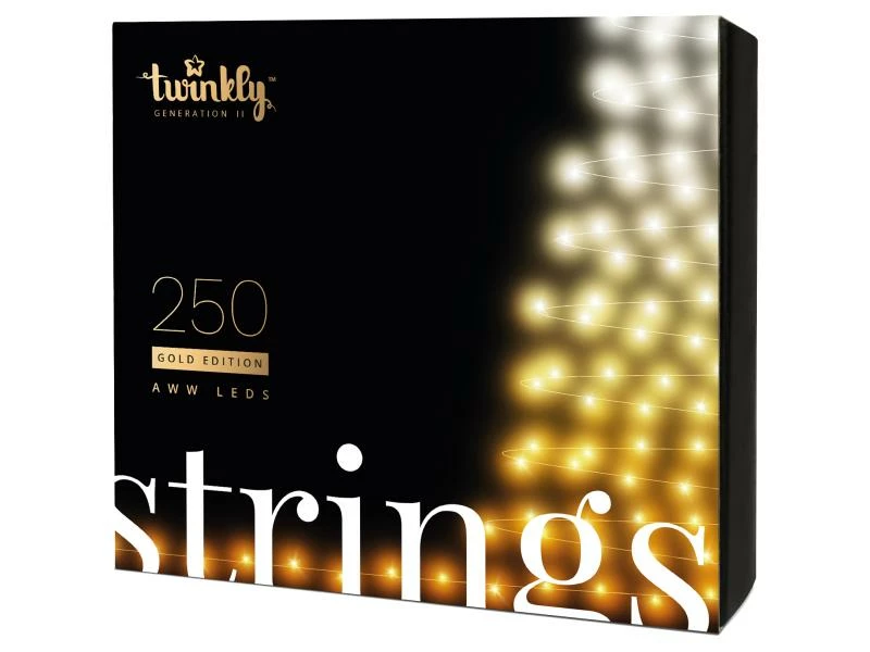 Twinkly LED-Lichterkette Strings 20m AWW 250 × Lampen 1 Twinkly LED-Lichterkette Strings 20m AWW 250 × Lampen