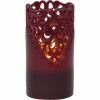 Star Trading LED-Kerze Pillar Clary Ø 8 x 15 cm, Rot