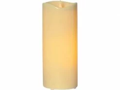Star Trading LED-Kerze Pillar Grande Ø 12 x 31 cm, Beige