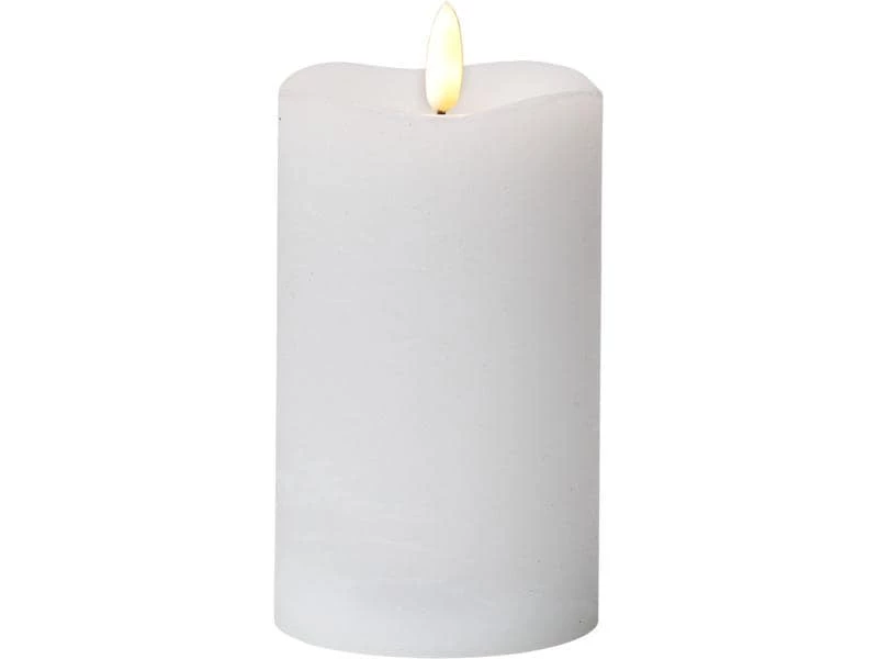 Star Trading LED-Kerze Pillar Flamme Ø 7.5 x 14 cm, Weiss 1 Star Trading LED-Kerze Pillar Flamme Ø 7.5 x 14 cm, Weiss