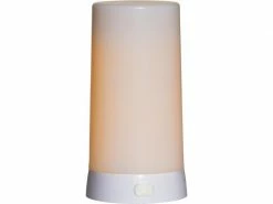 Star Trading LED-Kerze Candle Diner Ø 6.8 x 13 cm, Weiss