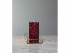 Star Trading LED-Kerze Pillar Clary Ø 8 x 15 cm, Rot -Weihnachtsbeleuchtung Verkäufe 96071458 xxl